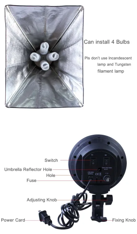 Softbox light for Studio | Softbox 50x70 Continuous - Image 2