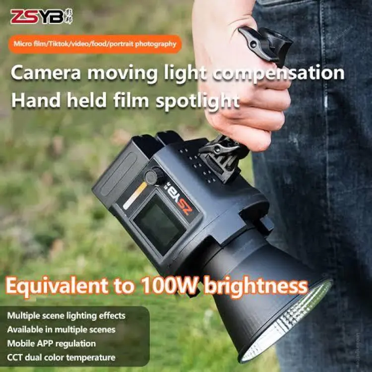 Professional ZSYB CL60Bi 60W Bi-Color LED Video Light (3200-5600K) for Studio Photography | PK 60S CL60 LUX100 - Image 3
