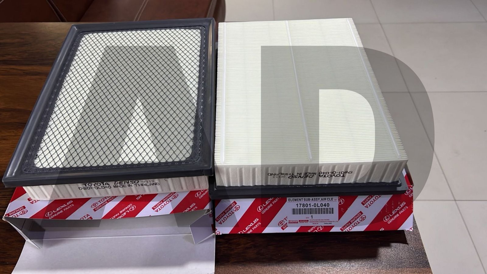 Toyota Genuine Air filter 17801-0L040 for Toyota Hilux, Innova & Fortunter 2.8L
