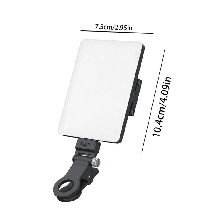 Selfy Clip On Selfie Light For Phone Outdoor Portable LED Light With 2 Modes USB Recharging - Image 2