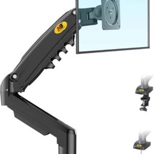 Monitor Desk Mount Stand Full Motion Swivel Monitor Arm with Gas Spring for 17-30''Computer Monitr