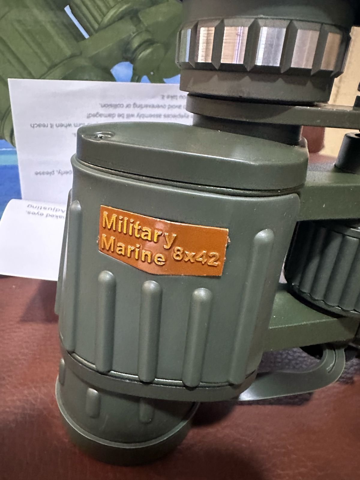 SEEKER COATED OPTICS BINOCULAR MILITARY MARINE 8x42 - Image 3