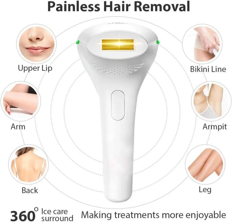 Home Use Hair Remover Machine Laser Hair Removal Tool For Women Permanent Hair Removal PAIN Free Professional Hair Removal Device Home Wash Ipl Hair Remover For Body Face And Bikini - Image 4