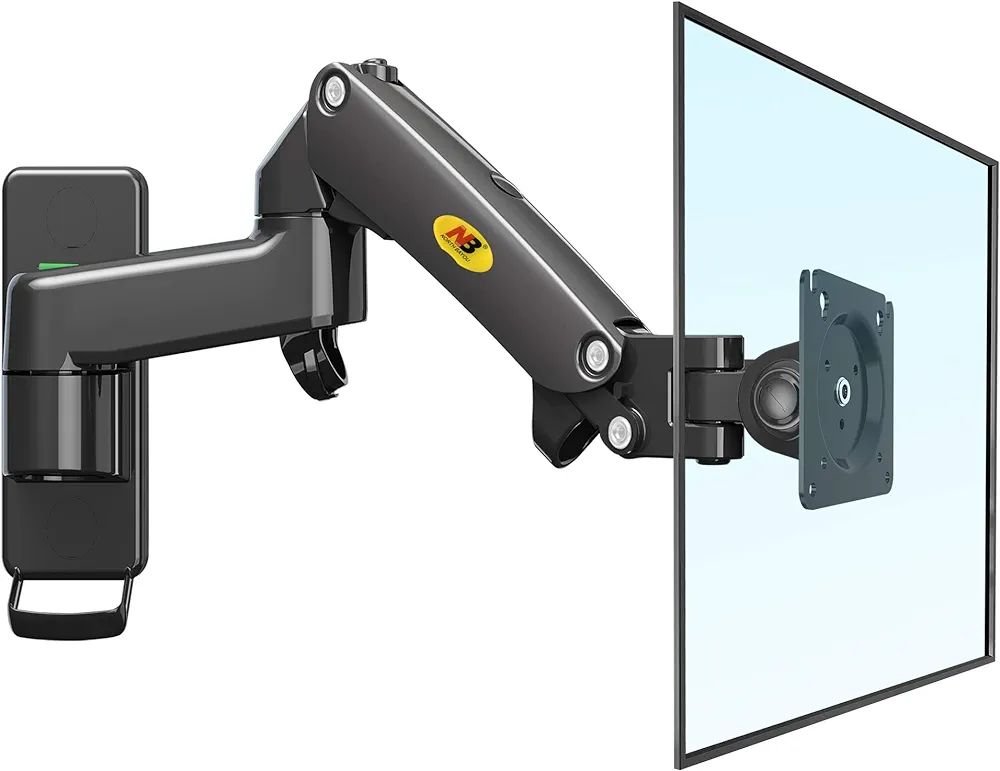 NB -F150 TV Monitor Wall Mount Bracket Full Motion Articulating Swivel for 17-35" Monitors - Image 3