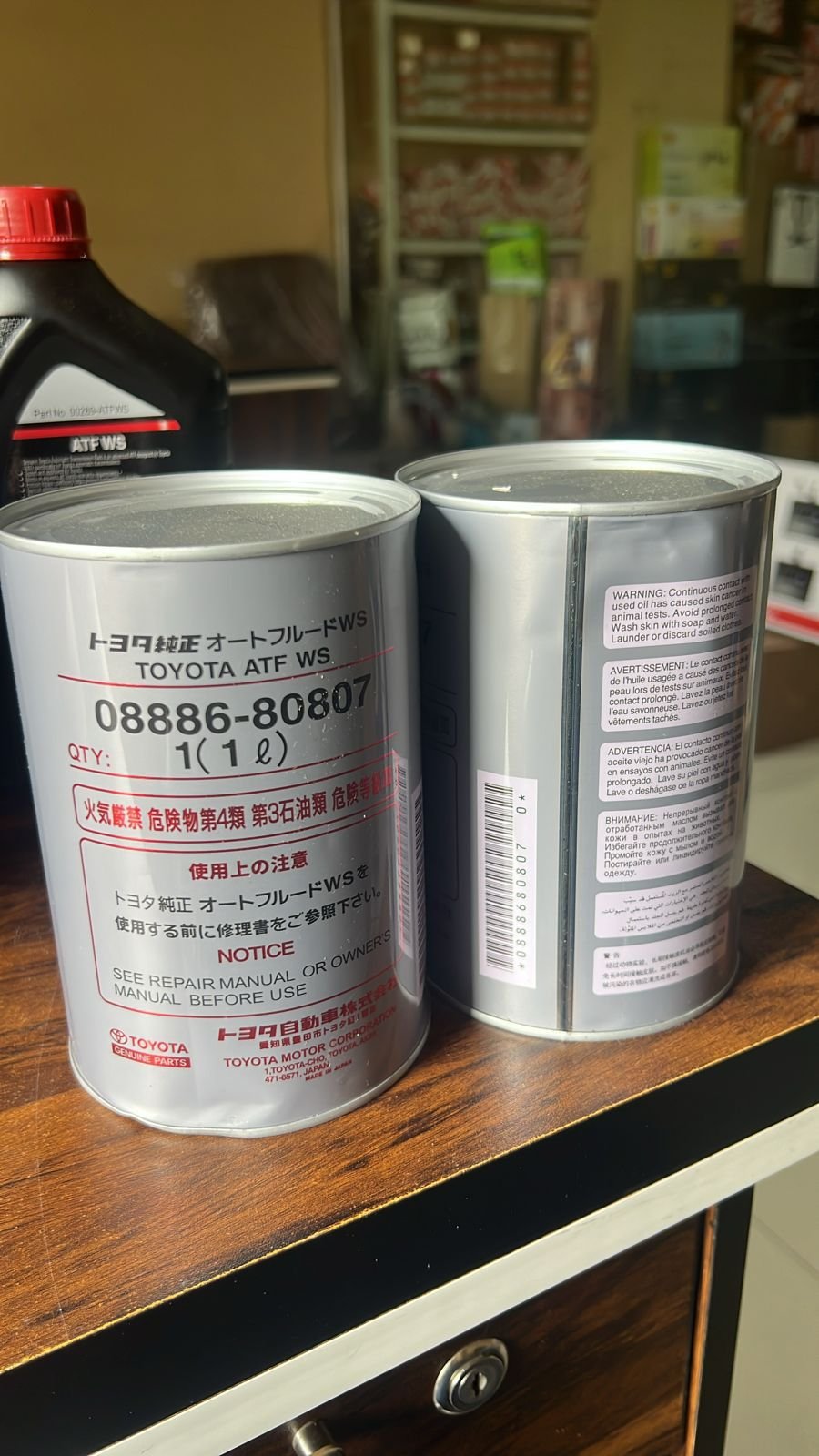 Toyota ATF WS Gear Oil - Genuine Automatic Transmission Oil 1Litres - Image 2