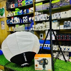 PLOKAMA PK400S LIGHT WITH 2.8M STSOFT BALLAND TRIPOD & UMBRELLA