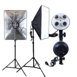 Combo pack of 1 holder Softbox light for Studio | Softbox 50x70 Continuous with 10 feet stand