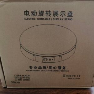 360 Rotating Table 30cm for Products Photography ( White )