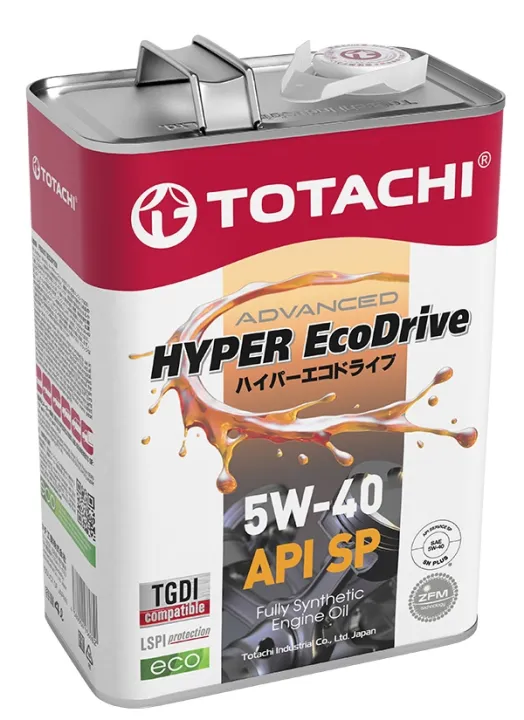 Totachi Hyper (SP 5W-40) 4L, Fully Synthetic Technology Motor Oil - Image 2