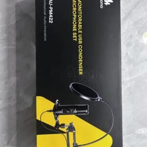 MAONO PM422 USB Microphone for PC, Professional Computer Condenser Mic with Mute, Mic Gain, Zero Latency Monitoring, Boom Arm for Studio, Podcast, Gaming, Streaming, Recording