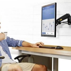 NB -F150 TV Monitor Wall Mount Bracket Full Motion Articulating Swivel for 17-35" Monitors