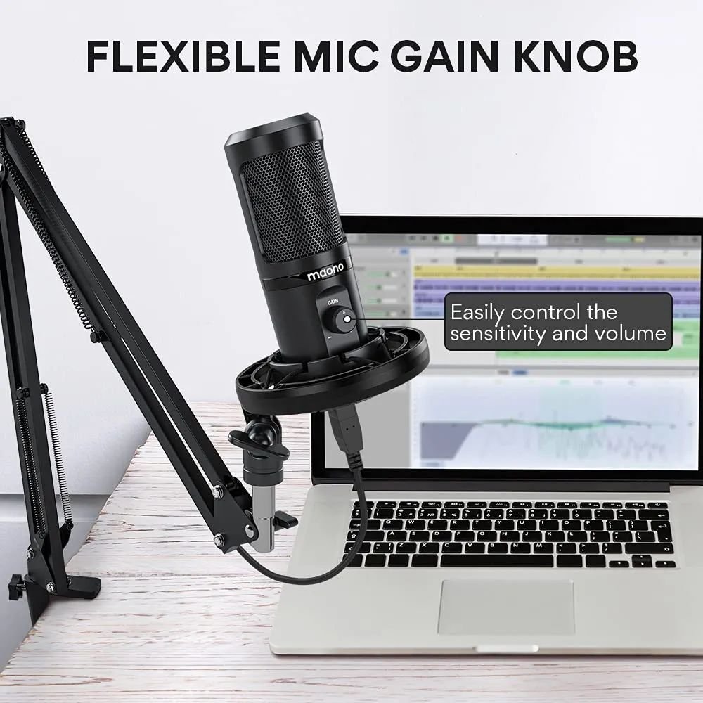 MAONO PM461S USB MICROPHONE BOOM ARM SET - Image 4