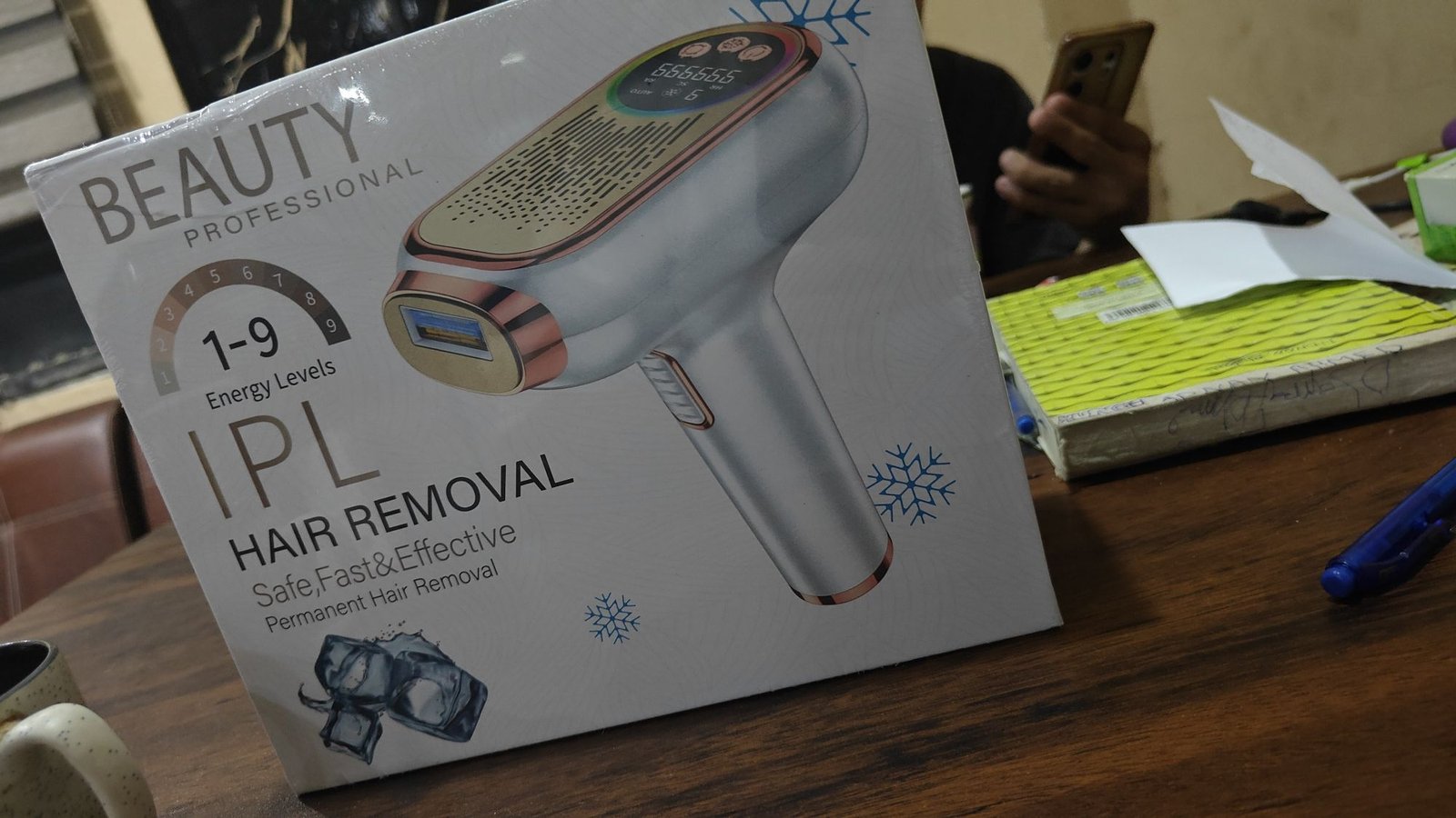 Electroginal Professional IPL Laser Epilator Hair Removal for Full Body Women Legs Bikini Painless Hair Remover Permanent Device ICE / NOn-ICE