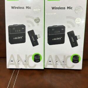 Wireless Microphone 1 Controller 2 Microphone Collar Mic Intelligent Noise