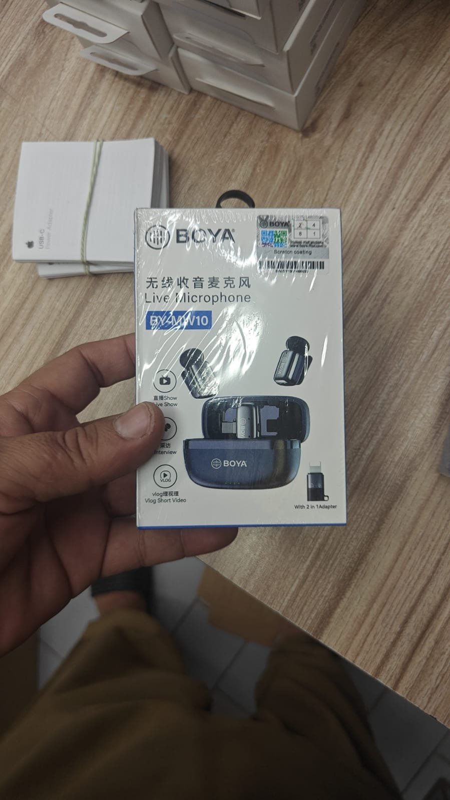BOYA Mini 15 For I Phone IOS Dual Wireless Microphone With Charging Case - Image 3