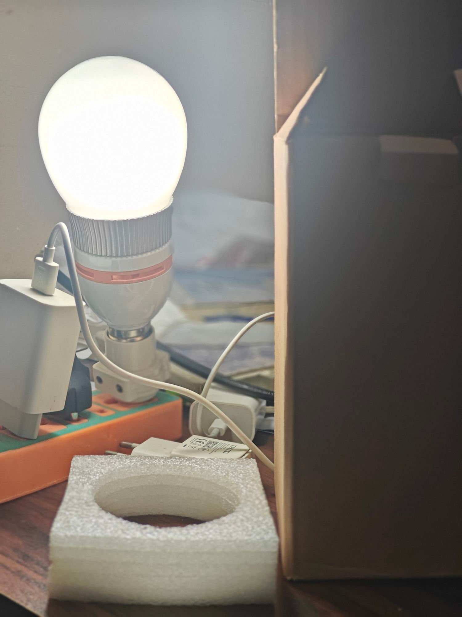 E27 Bulb 220V Radar Detection Night Light - Image 2