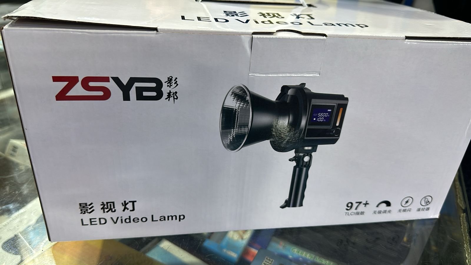 Professional ZSYB CL60Bi 60W Bi-Color LED Video Light (3200-5600K) for Studio Photography | PK 60S CL60 LUX100