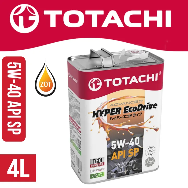 Totachi Hyper (SP 5W-40) 4L, Fully Synthetic Technology Motor Oil