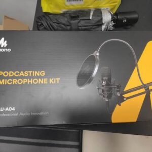 MAONO A04 USB Microphone Plug & Play Podcast Condenser Cardioid Metal Mic Kit for Recording, Gaming, Singing