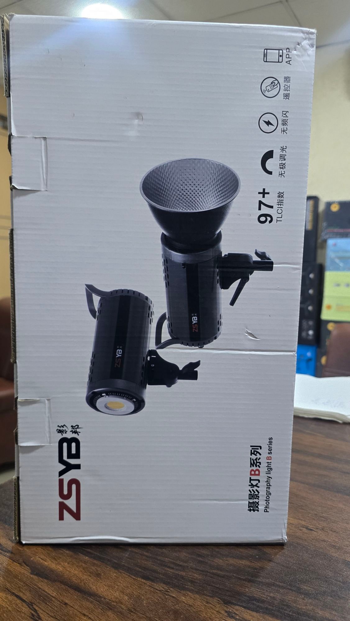 ZSYB Photography Light B Series 97+ TLCI LED Studio Light | App Control | Flicker Free | Professional Video & Photography Light - Image 2