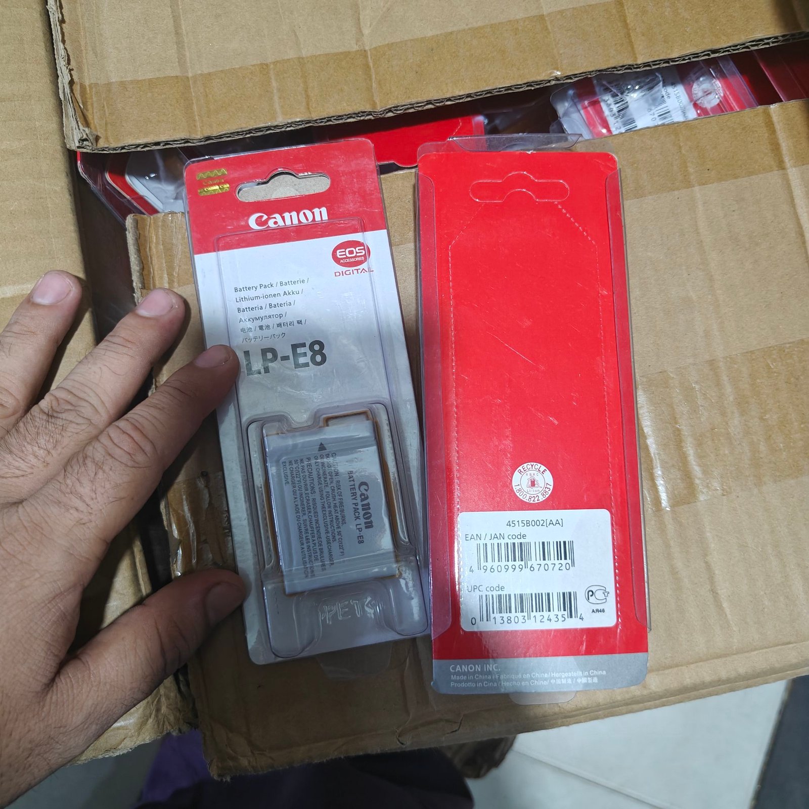LP-E8 Battery For Canon, 550D, 600D, 650D, 700D,